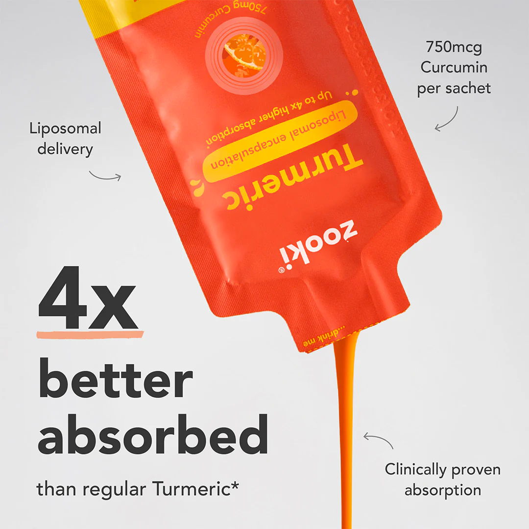 Turmeric, Liposomal Curcumin Liquid Sachets - Image 3
