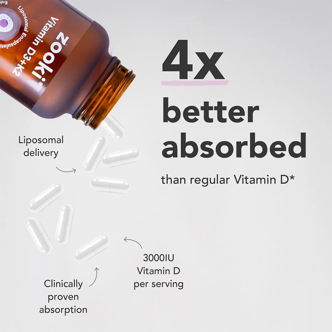 Vitamin D3+K2, Liposomal Capsules - Image 3