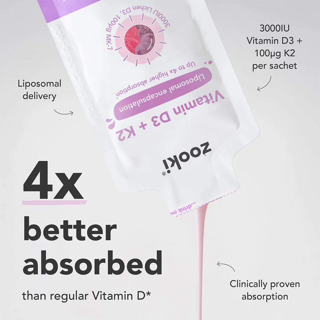 Vitamin D3+K2, Liposomal Liquid Sachets - Image 3